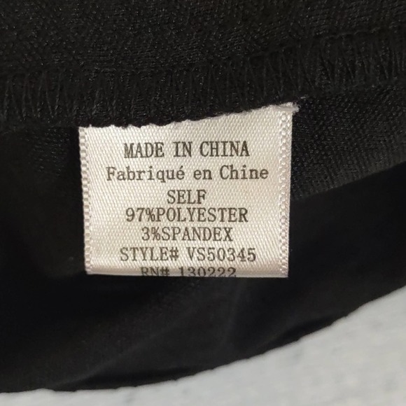 Very J Textured Moto Skirt in Black Medium - Picture 4 of 7